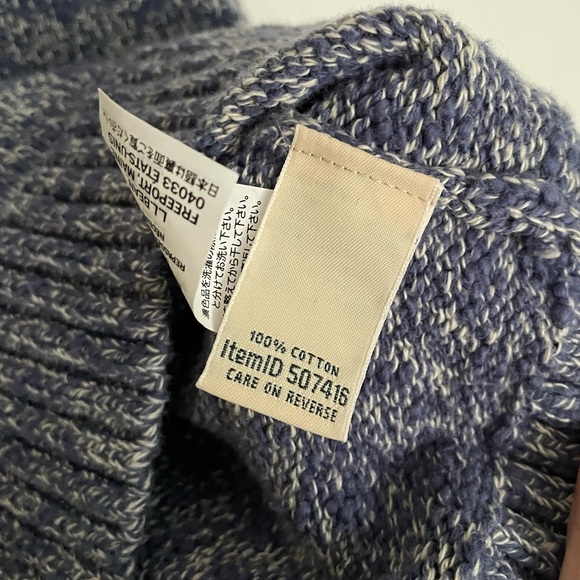 L.L. Bean Women’s Cotton Ragg Funnelneck Pullover Sweater. - Picture 7 of 8